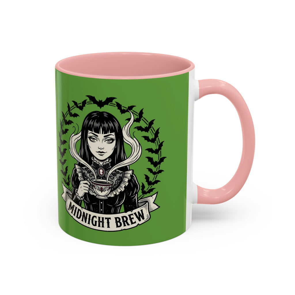 Midnight Brew Witchy Coffee Mug — Gothic Bat Design 11oz