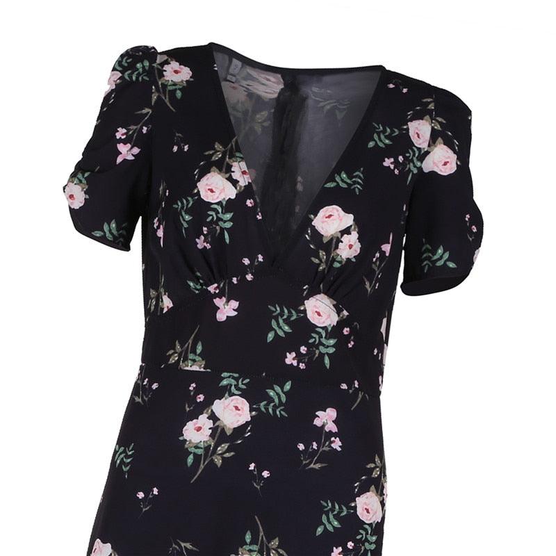 Boho Floral Summer Dress