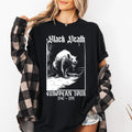 Black Death European Tour Tee — Garment-Dyed Comfort Colors Graphic Shirt