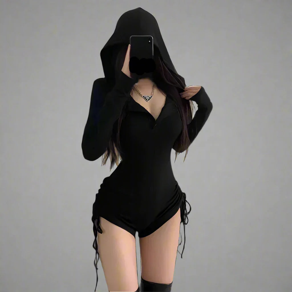 Witchcraft Hooded Romper