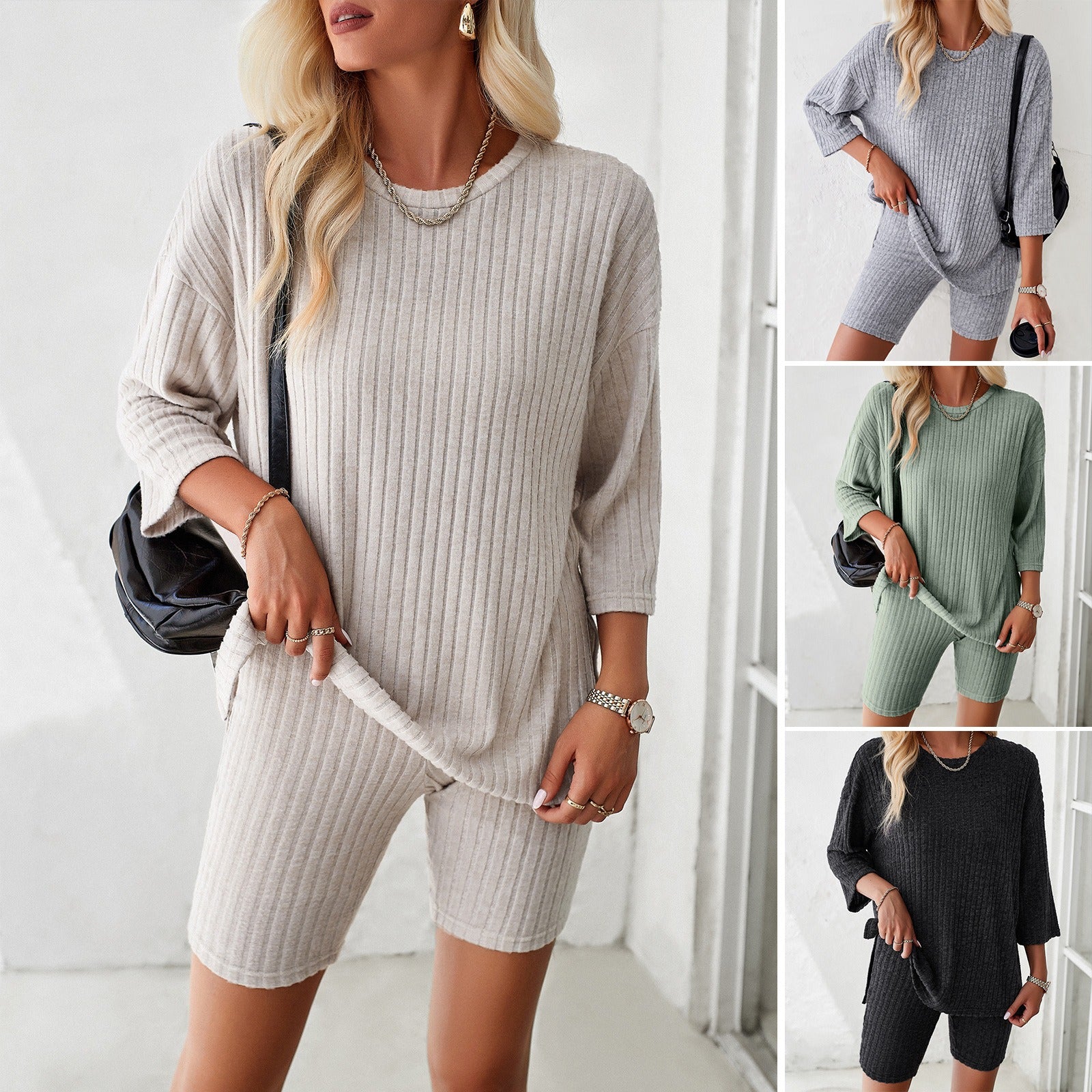 Elegant Casual Two-Piece Set