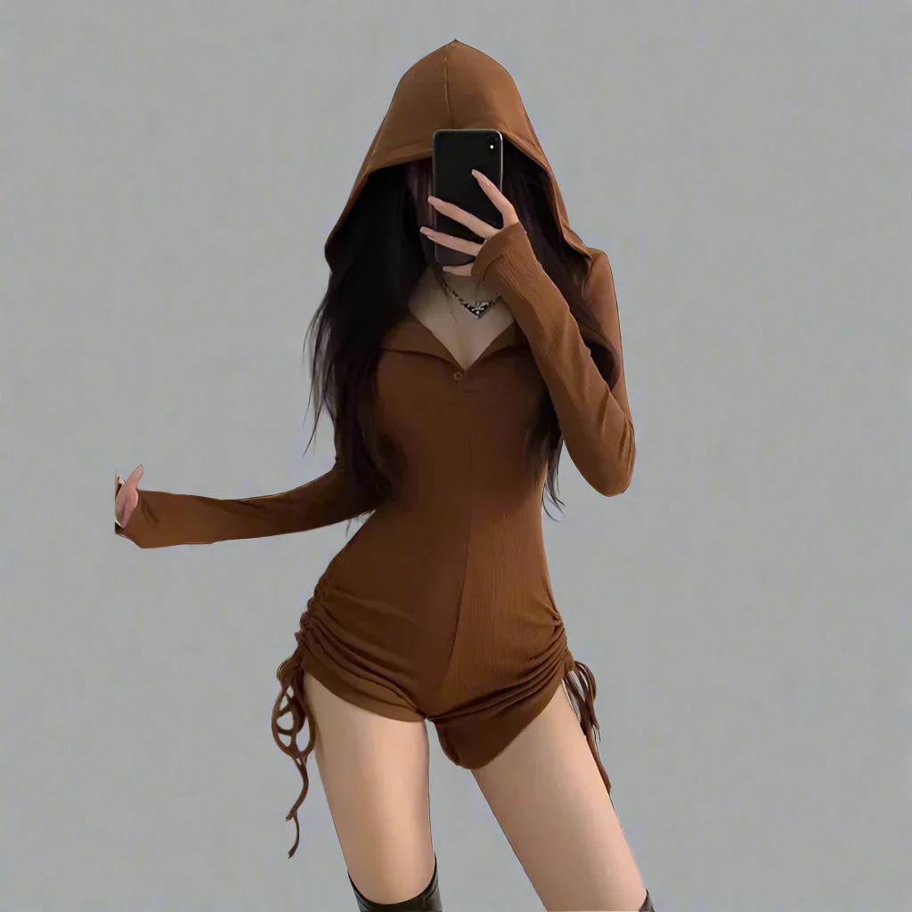 Witchcraft Hooded Romper