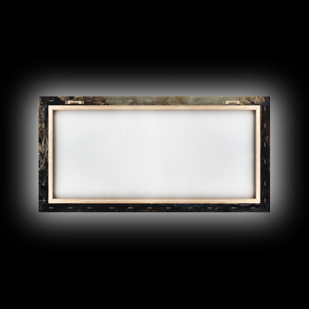 The Black Swan Framed Canvas Print - Goth Decor - Dark Academia Wall Art - Goth Painting - Swan Painting - Black Swan Wall Art Print