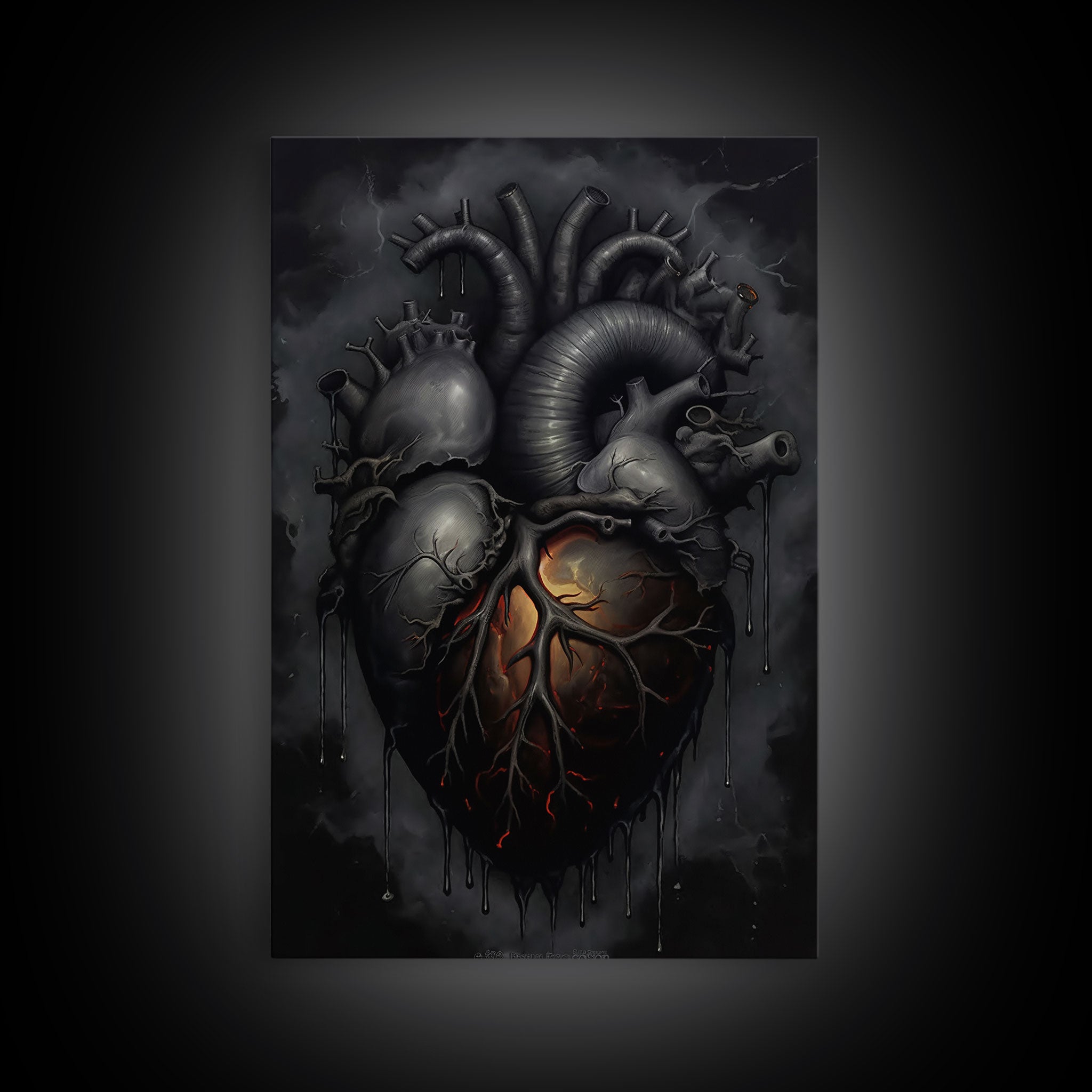 The Dark Heart Canvas Print