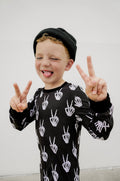 Peace Skelly Bamboo Pajamas