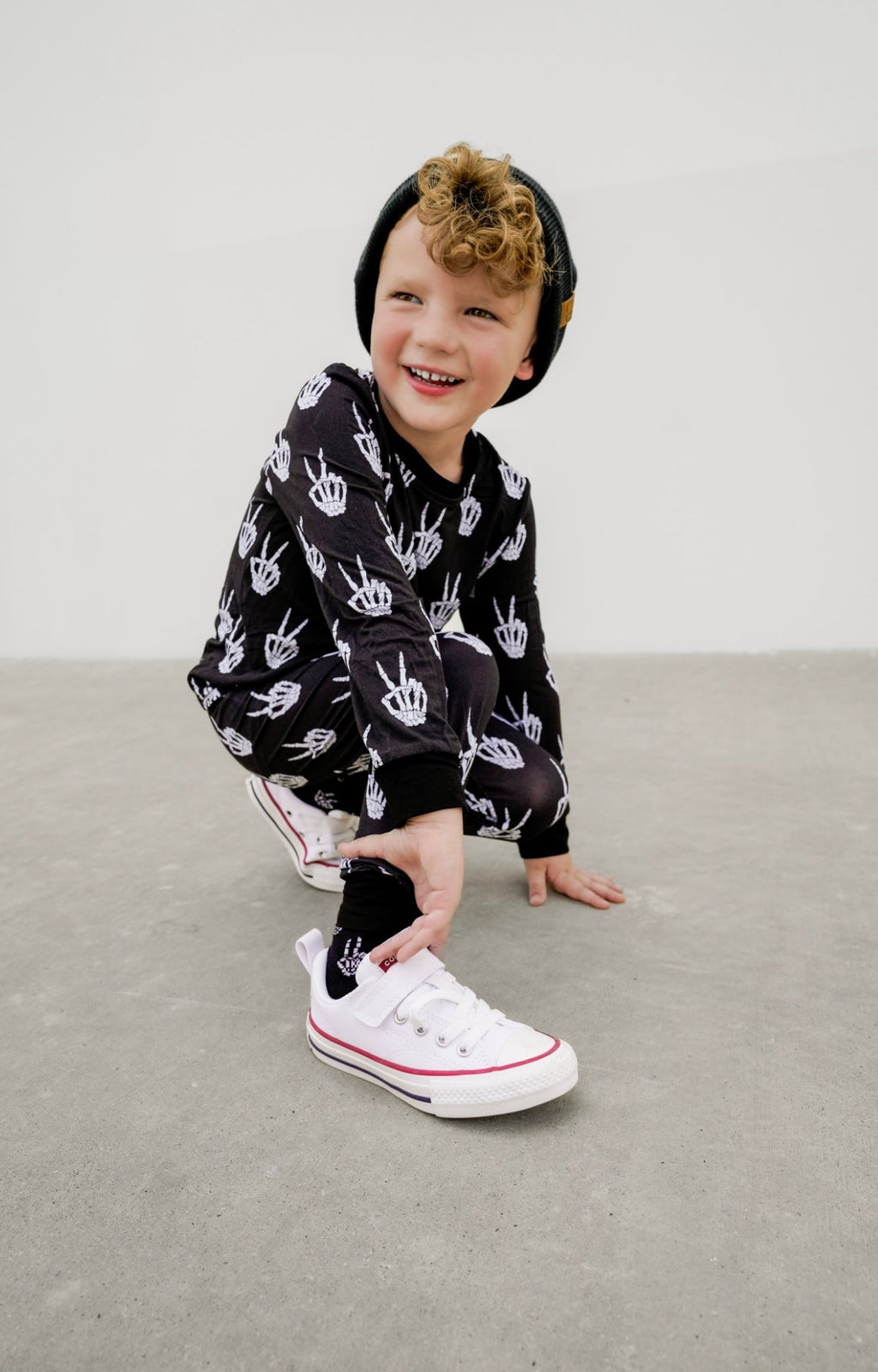 Peace Skelly Bamboo Pajamas