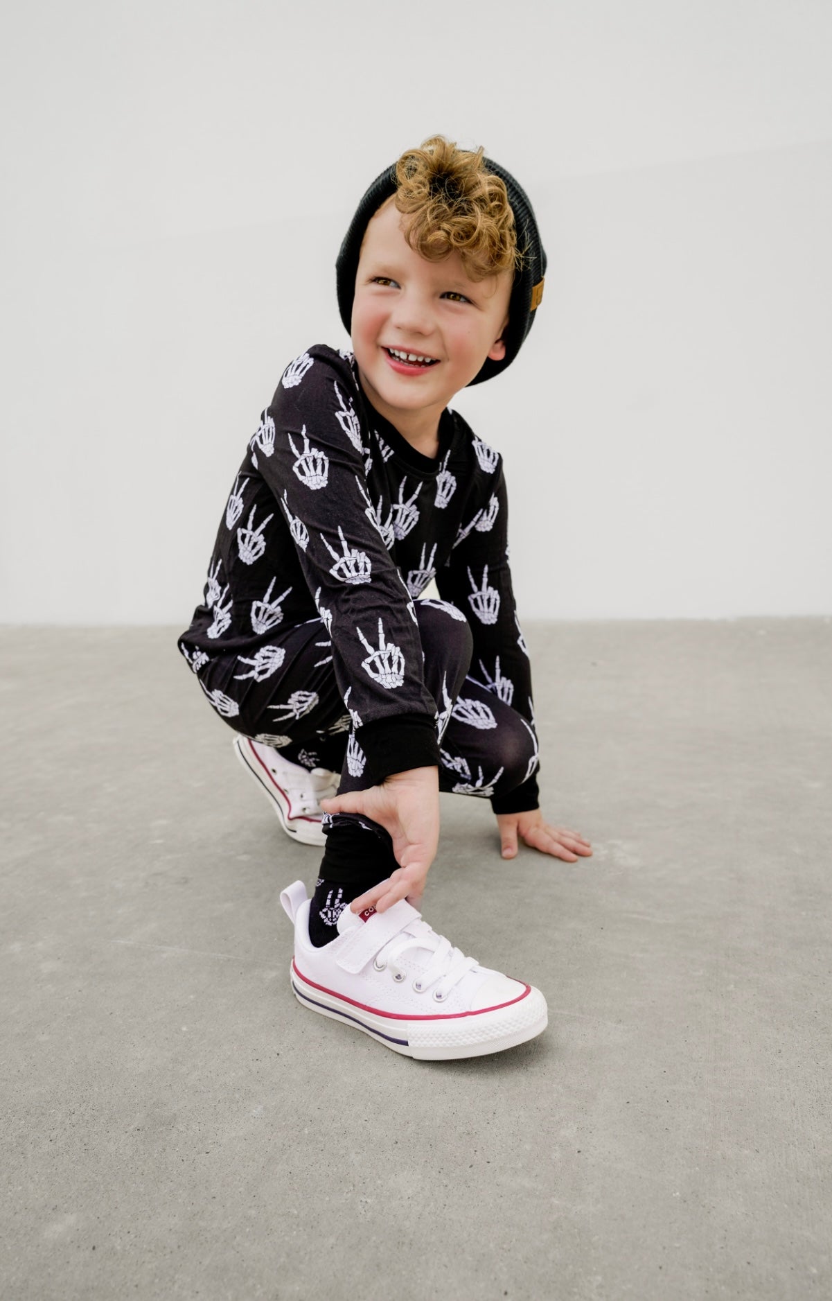 Peace Skelly Bamboo Pajamas