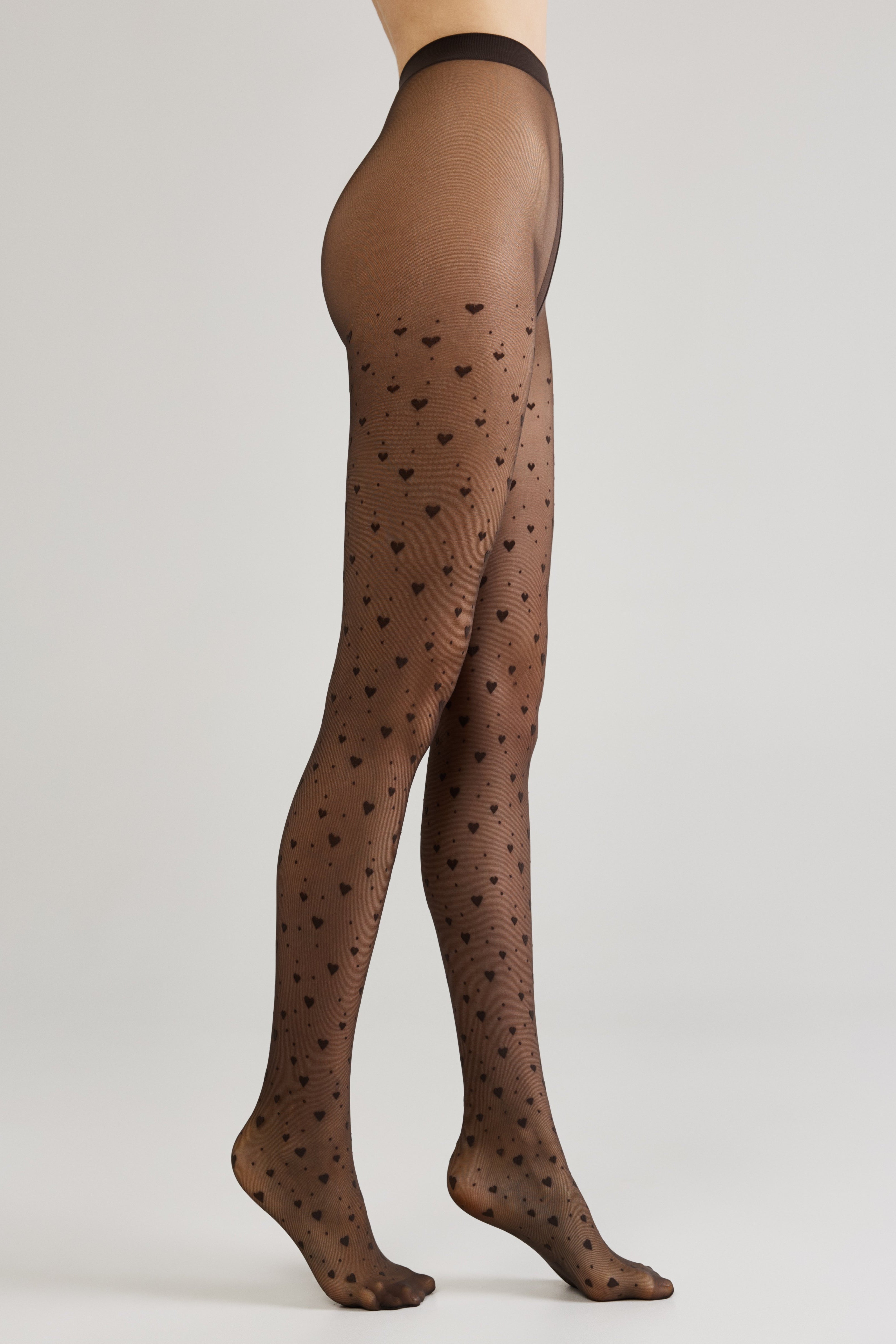 Conte Feeling Tights – Hearts & Dots