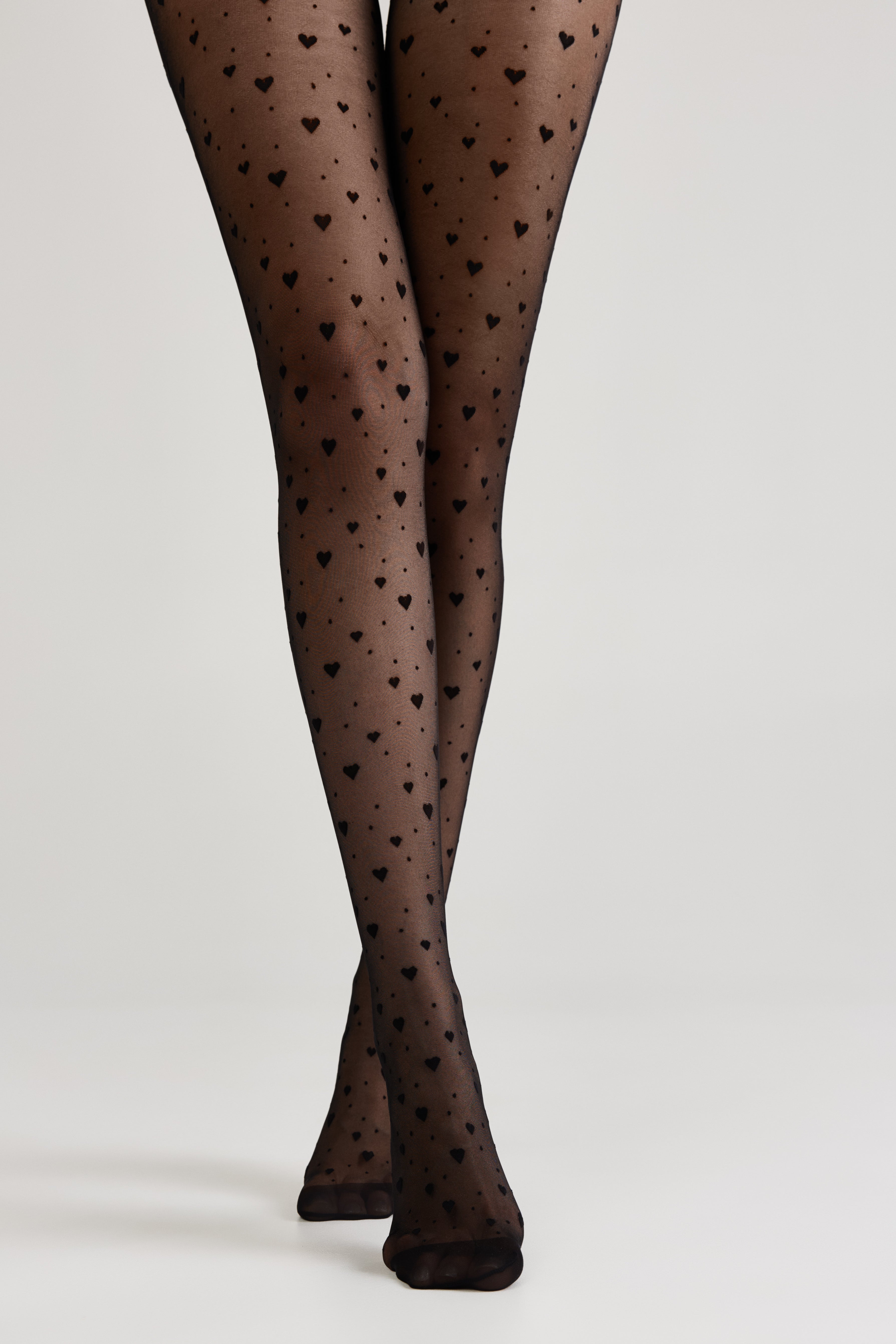 Conte Feeling Tights – Hearts & Dots