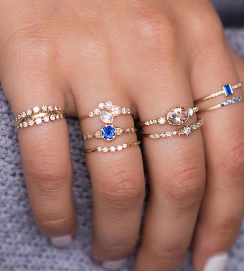 Bohemian Witchy Trendy Ring Sets