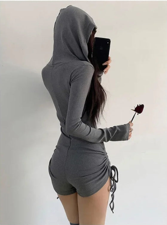 Witchcraft Hooded Romper