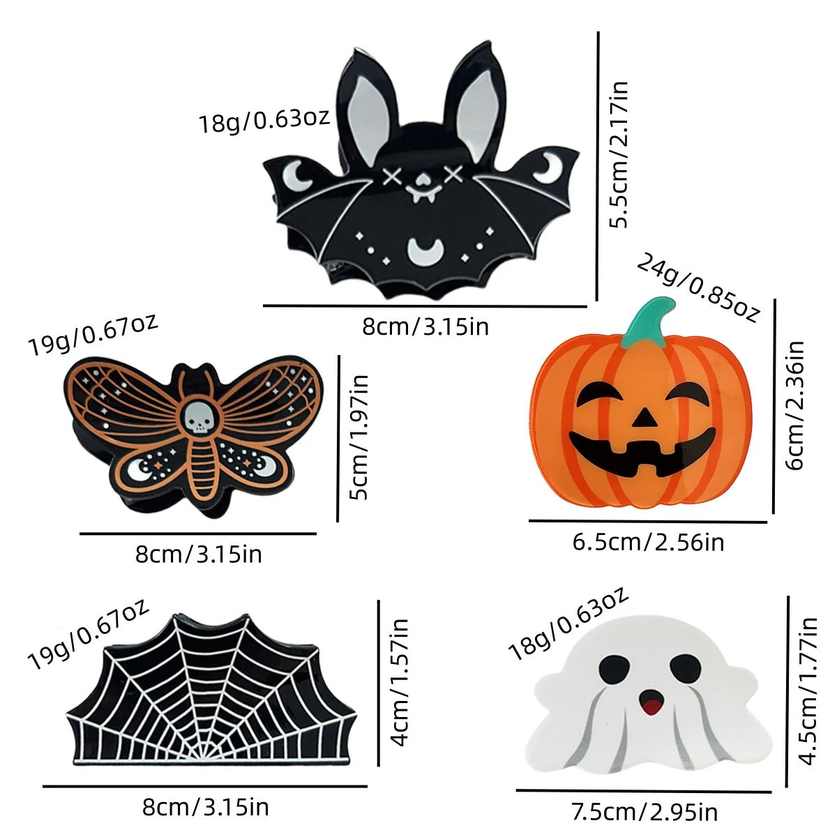 Spooky Creature Hair Claws