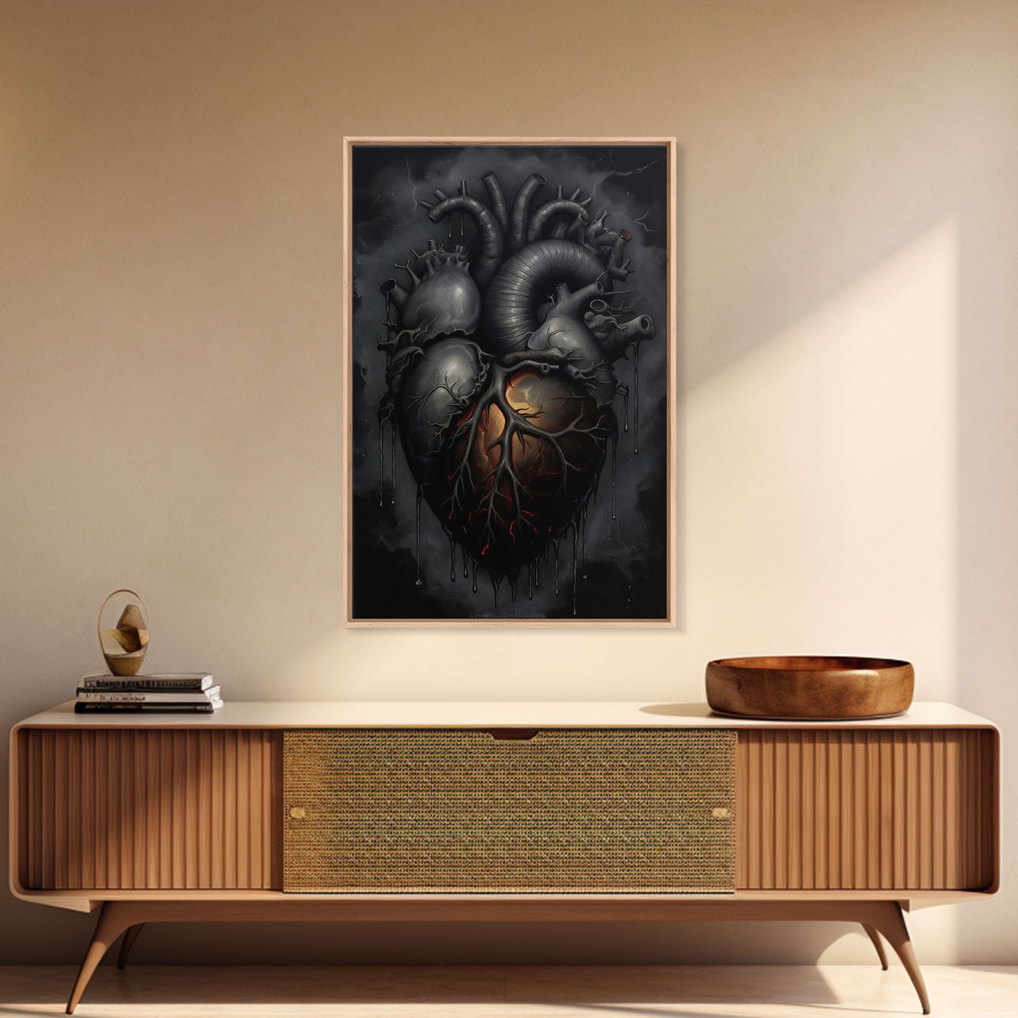 The Dark Heart Canvas Print