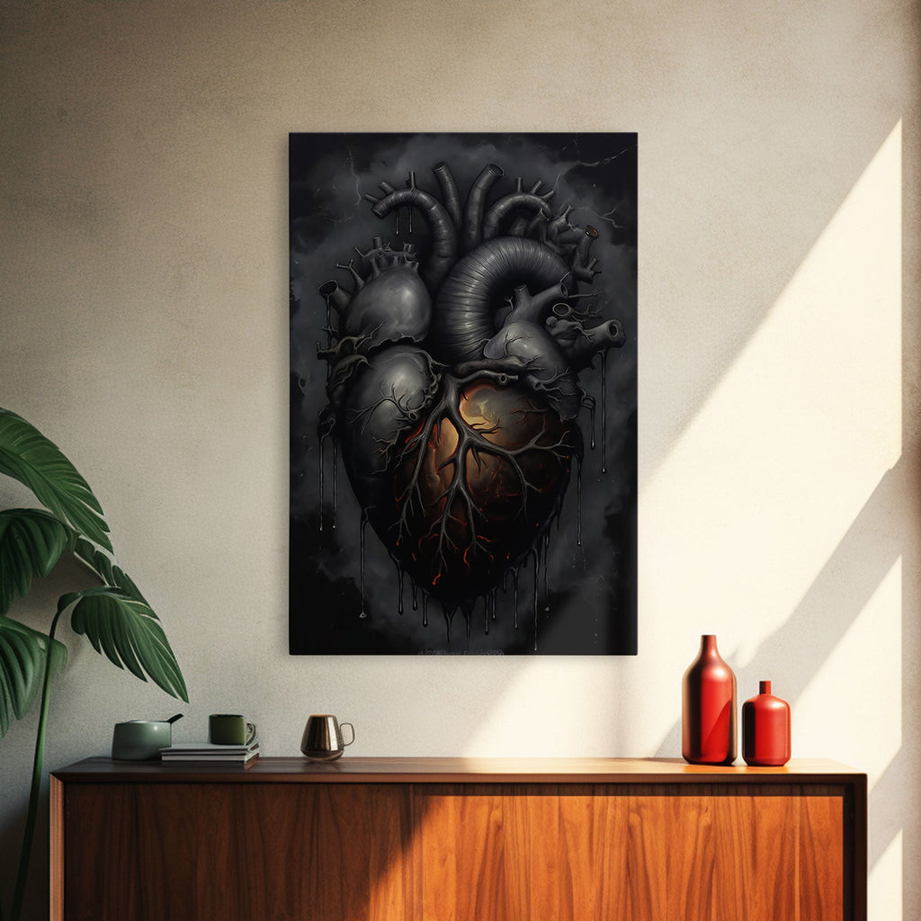 The Dark Heart Canvas Print