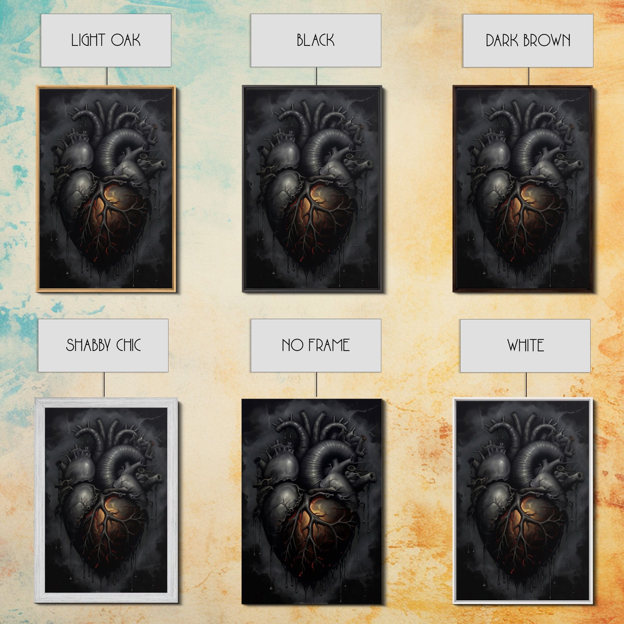 The Dark Heart Canvas Print