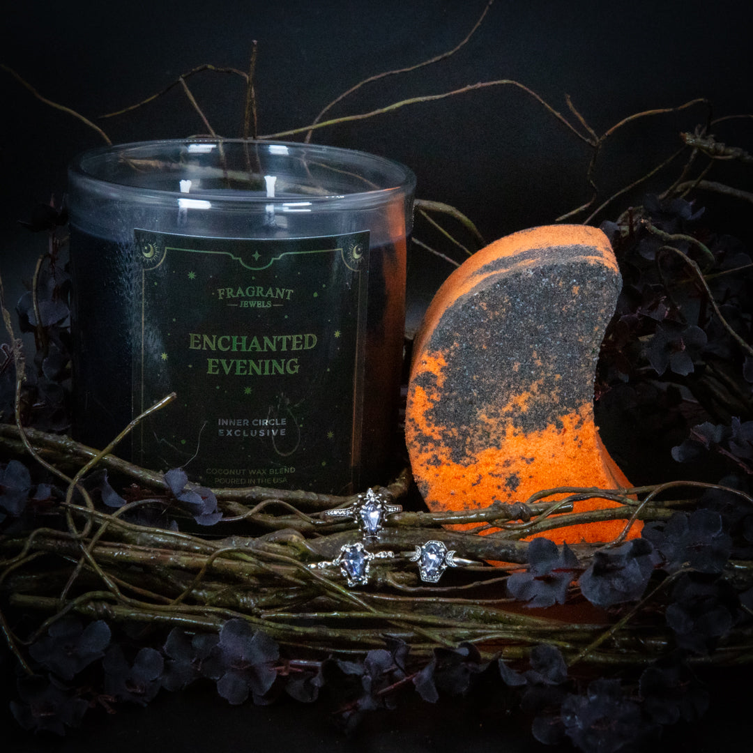 Enchanted Evening Candle & Bath Bomb Set