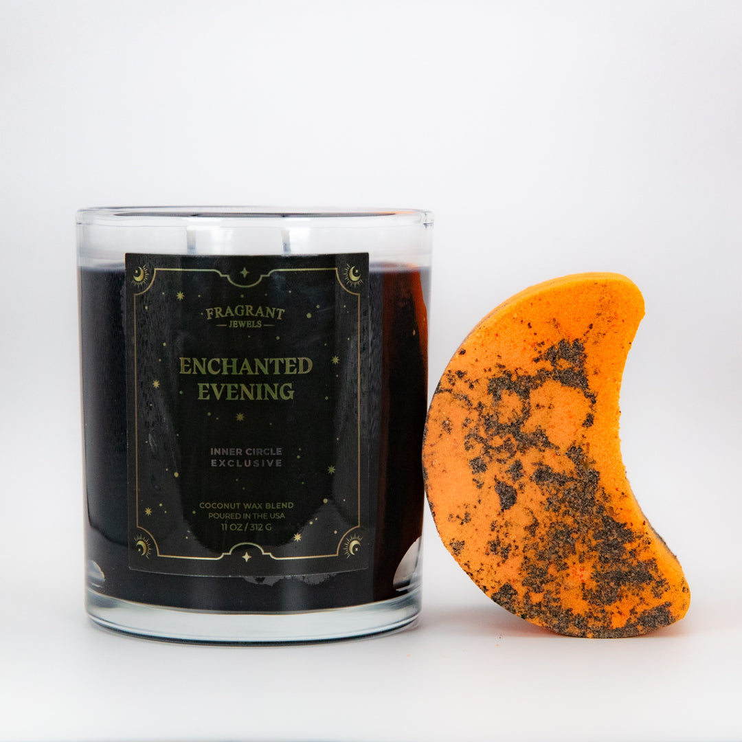 Enchanted Evening Candle & Bath Bomb Set
