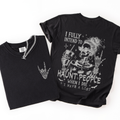 I Fully Intend To Haunt People When I Die, I Have A List — Skeleton Graphic Tee