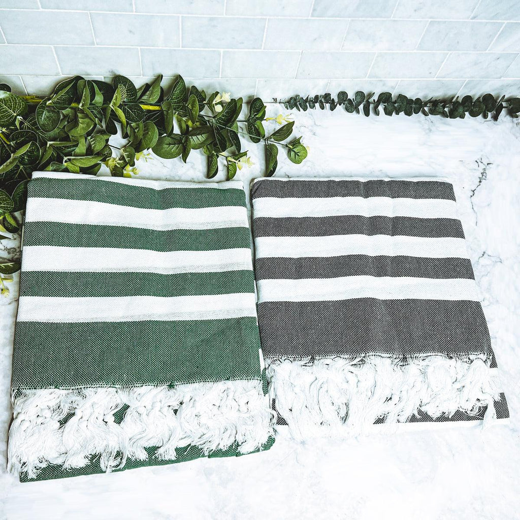 Bold Stripe Turkish Cotton Towel