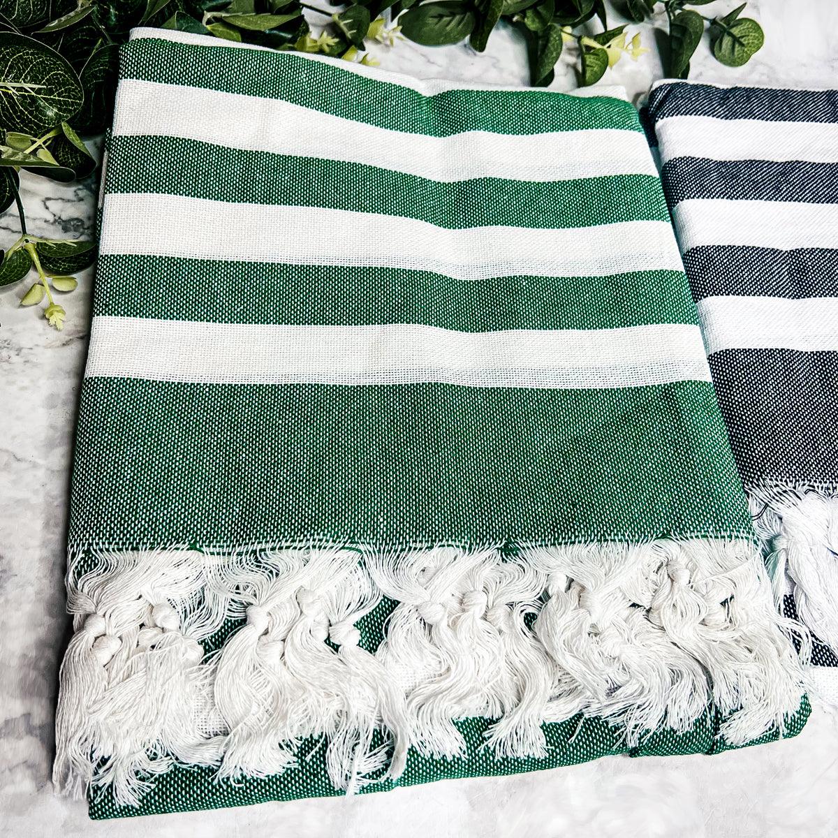 Bold Stripe Turkish Cotton Towel