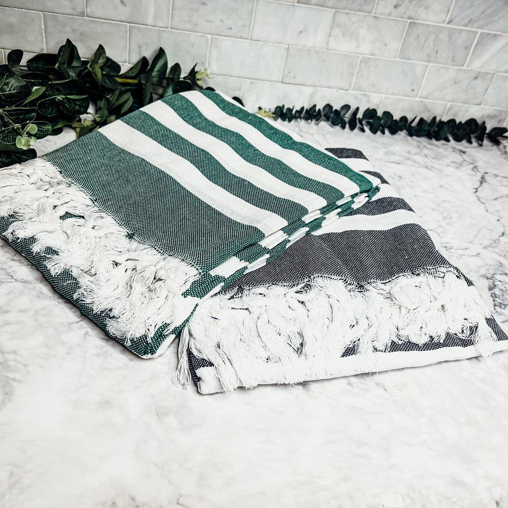 Bold Stripe Turkish Cotton Towel
