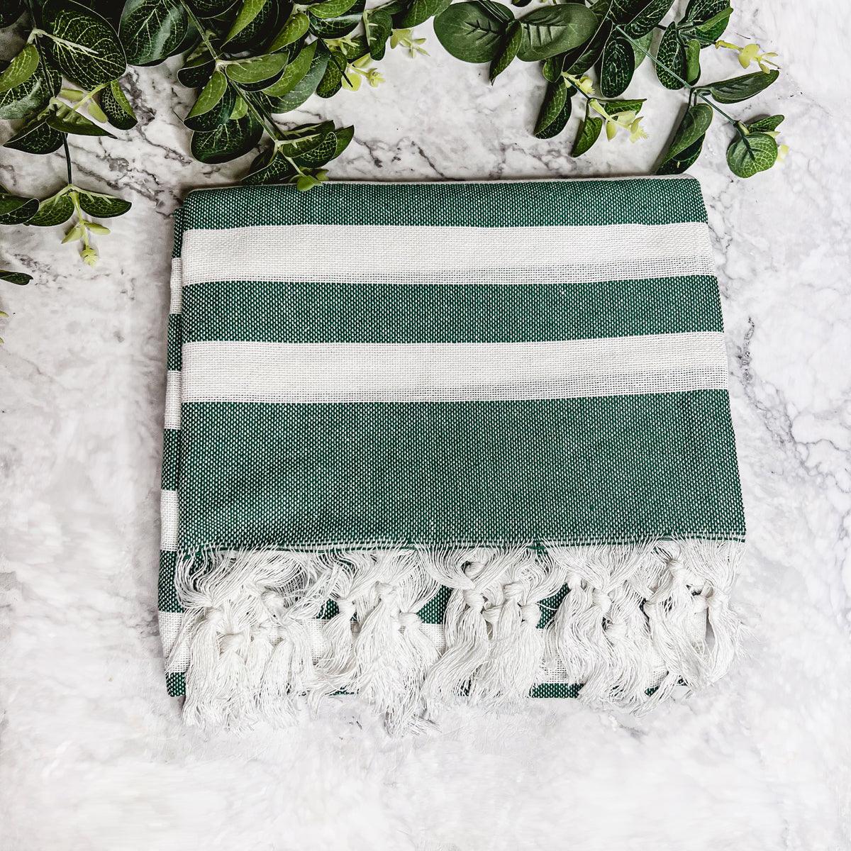 Bold Stripe Turkish Cotton Towel