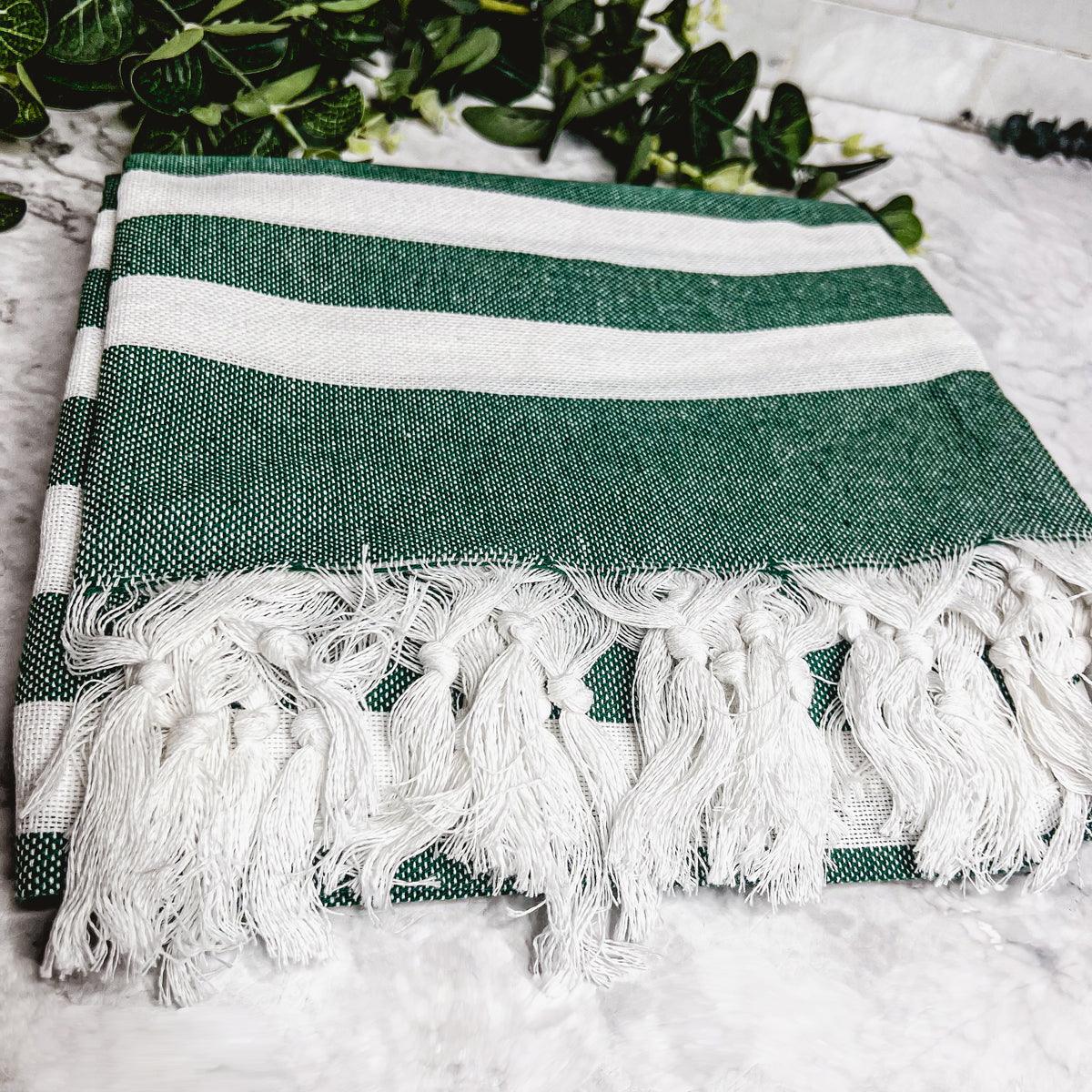Bold Stripe Turkish Cotton Towel