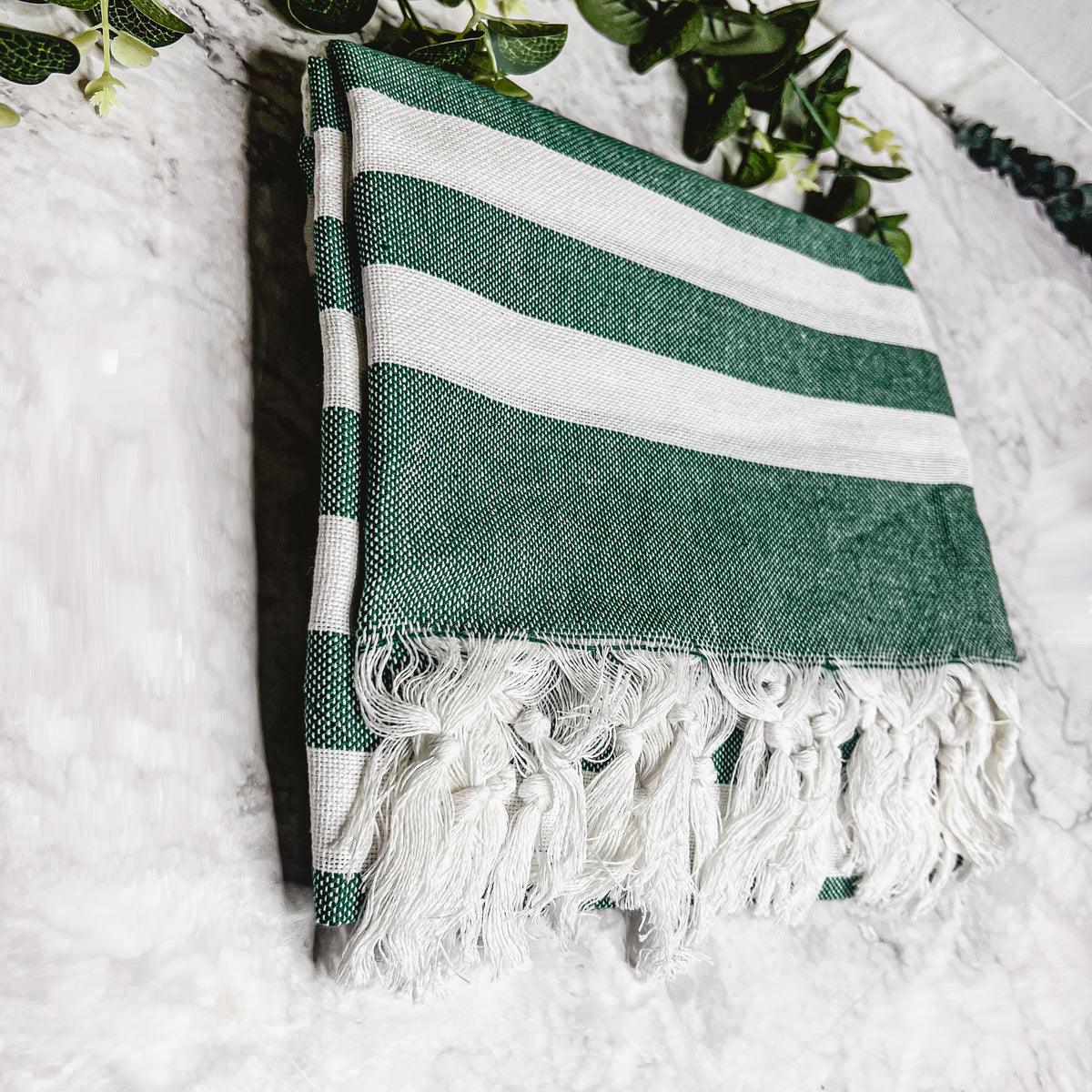 Bold Stripe Turkish Cotton Towel