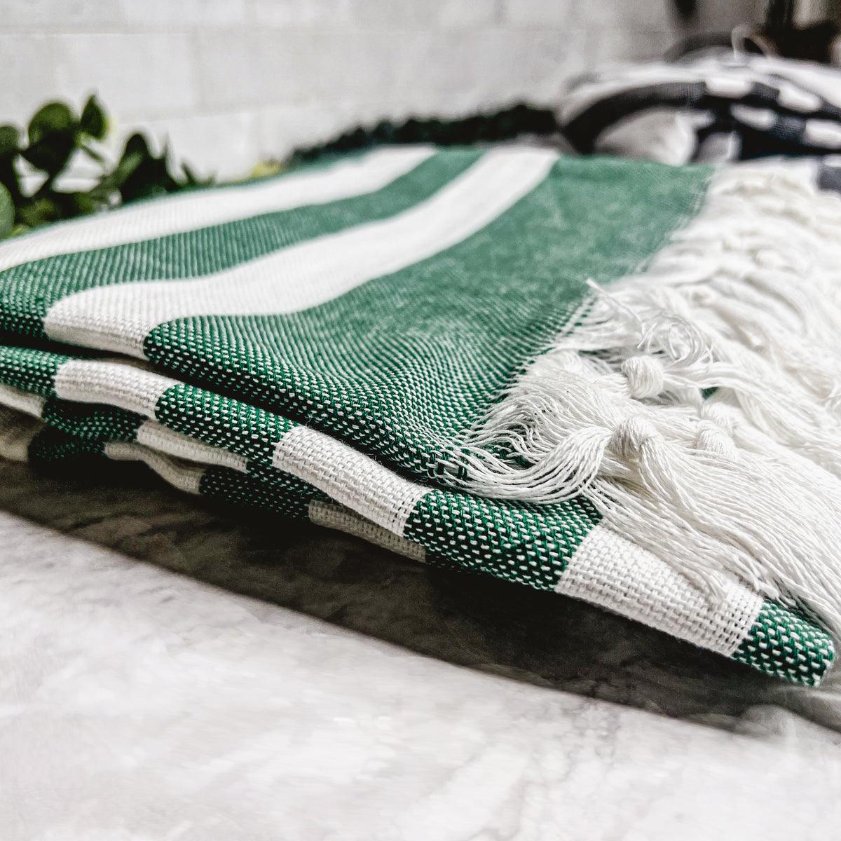 Bold Stripe Turkish Cotton Towel