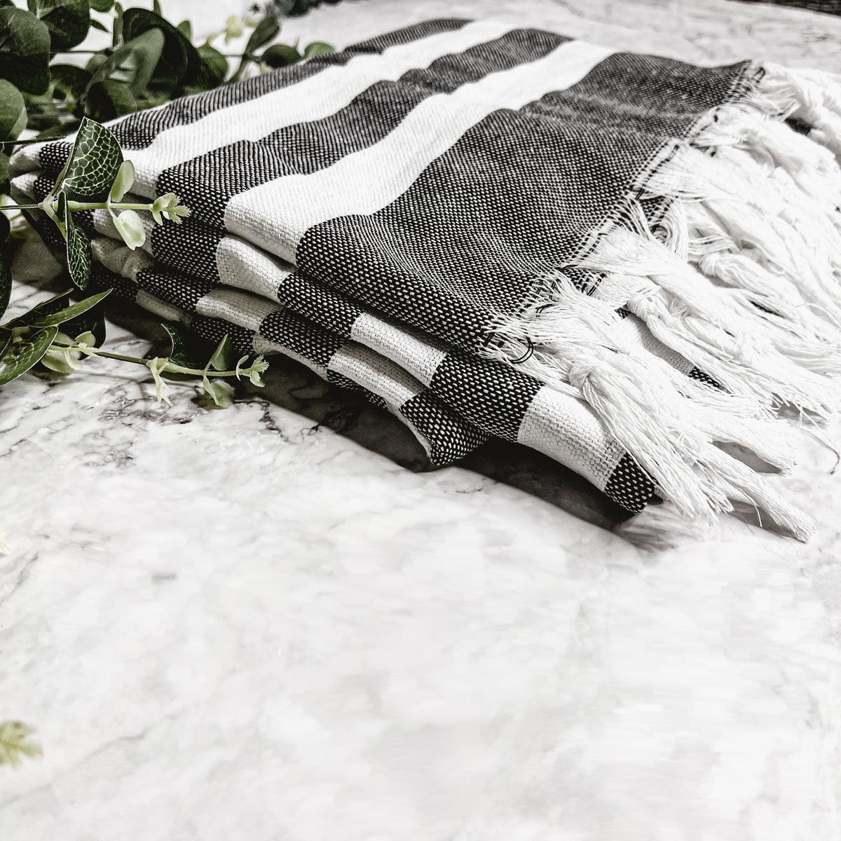 Bold Stripe Turkish Cotton Towel