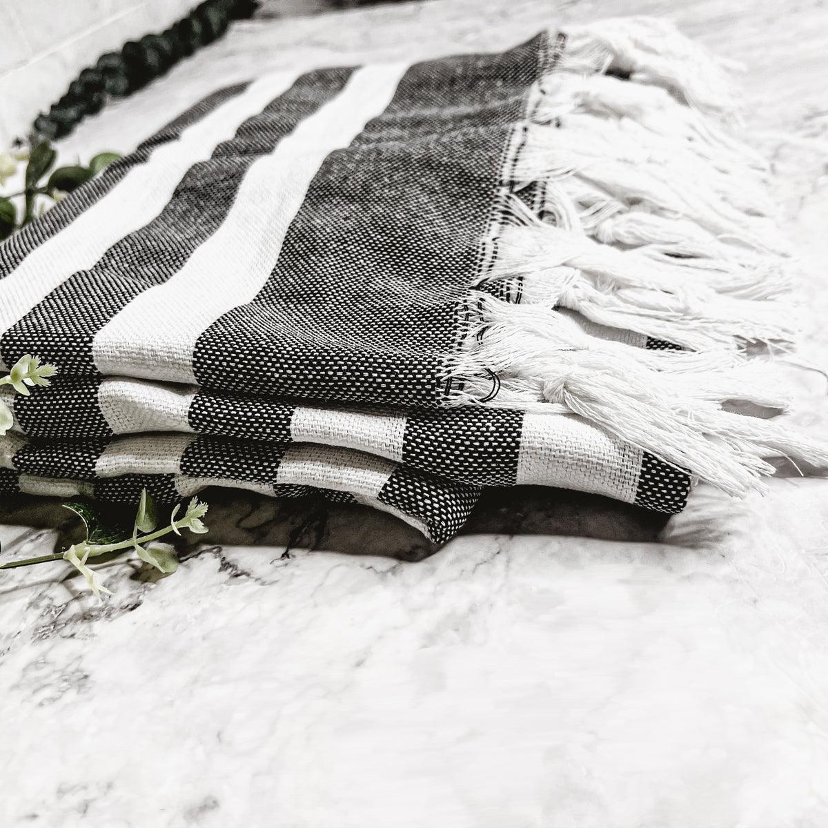 Bold Stripe Turkish Cotton Towel