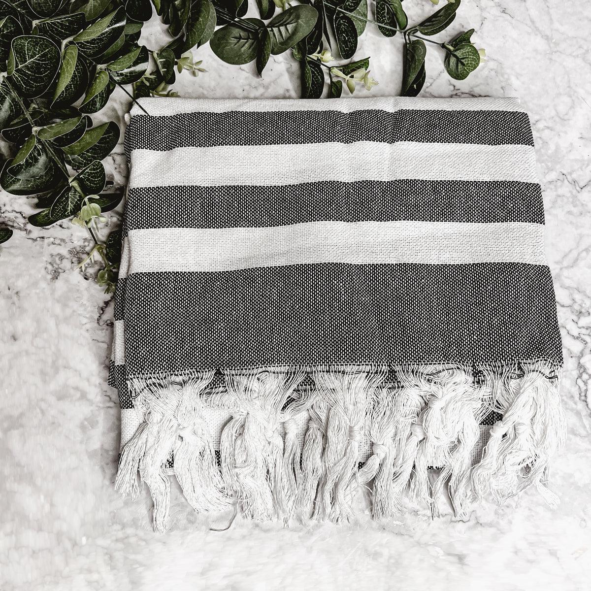 Bold Stripe Turkish Cotton Towel