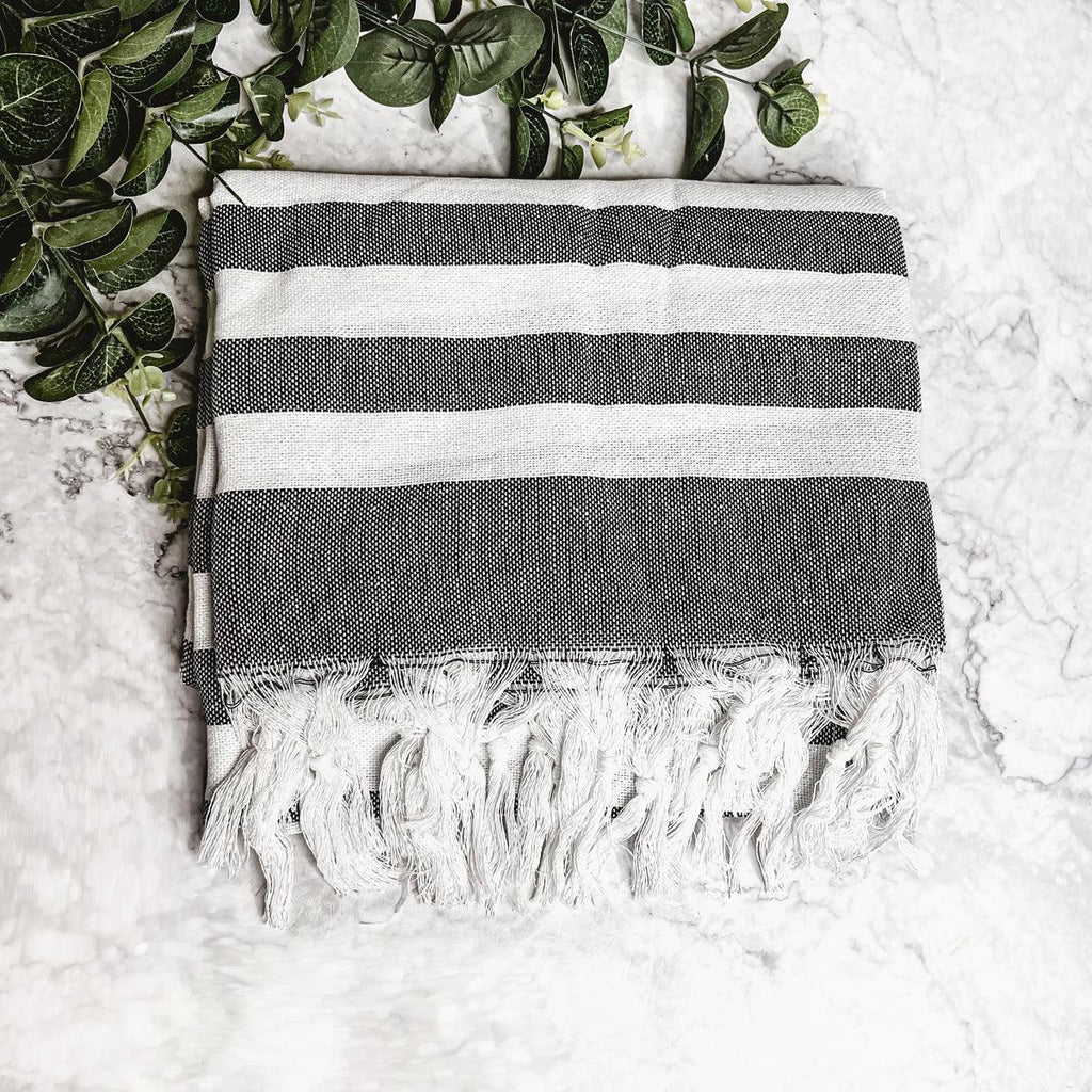 Bold Stripe Turkish Cotton Towel