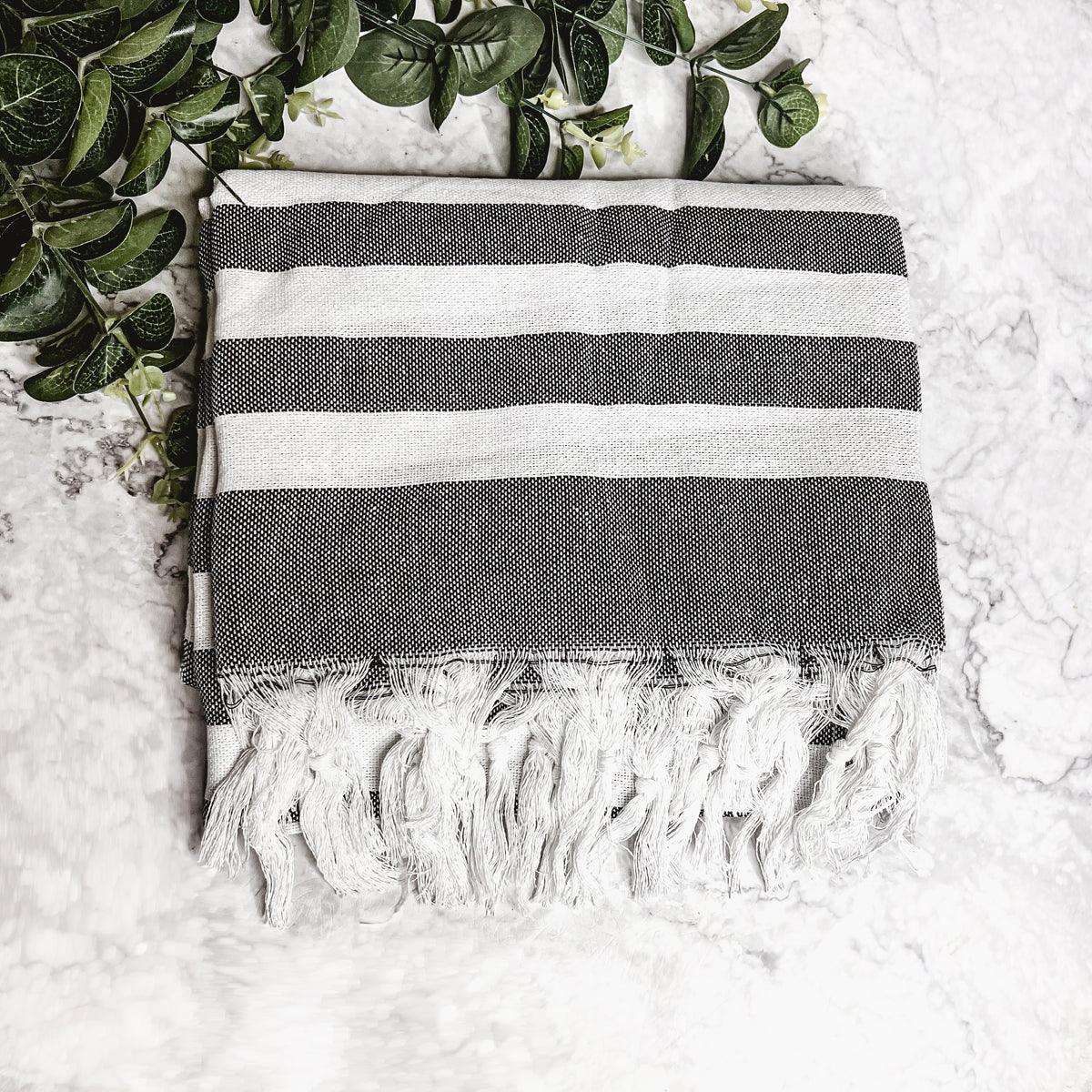 Bold Stripe Turkish Cotton Towel