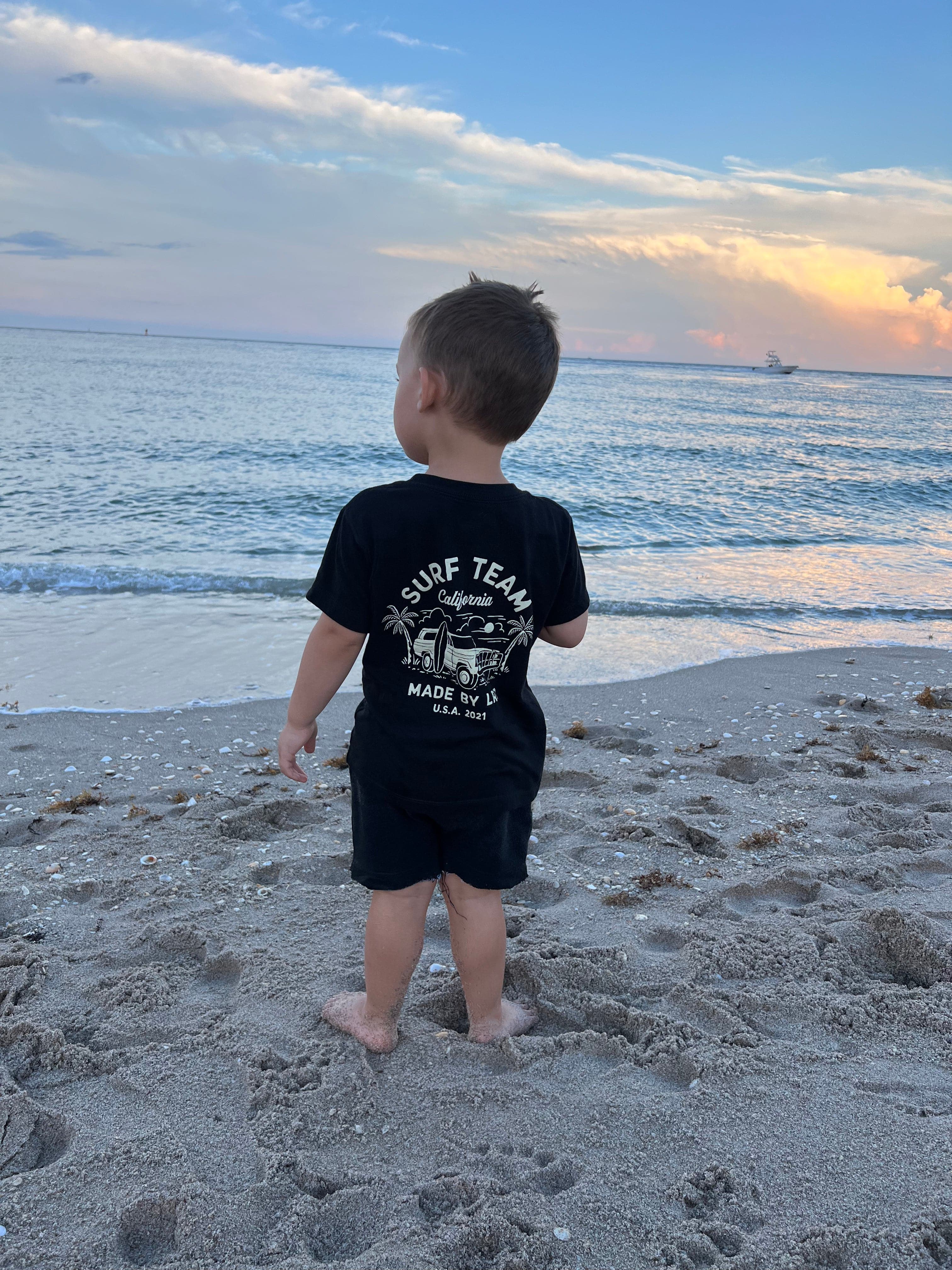 The Surf Team Tee — Black