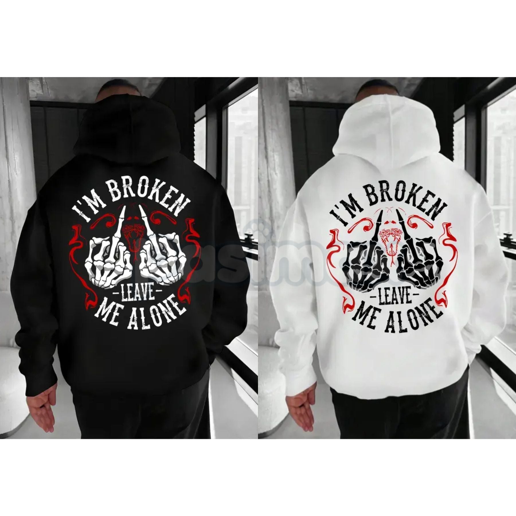 "I'm Broken Leave Me Alone" Hoodie
