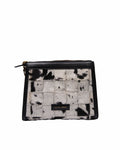 Scrappy Medium Chain Bag in Cowhide & Black Calfskin