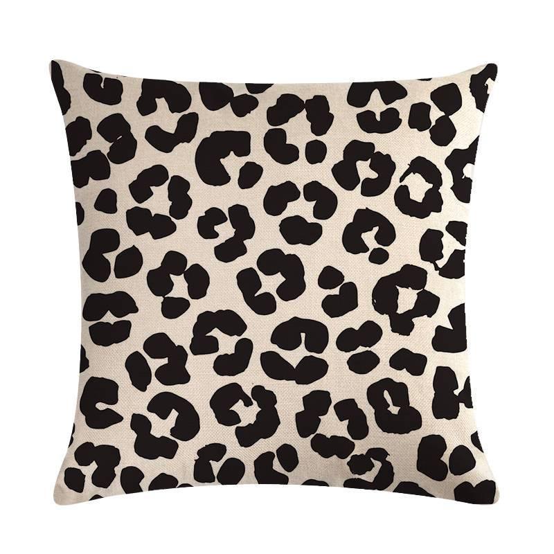 Leopard Print Throw Pillow