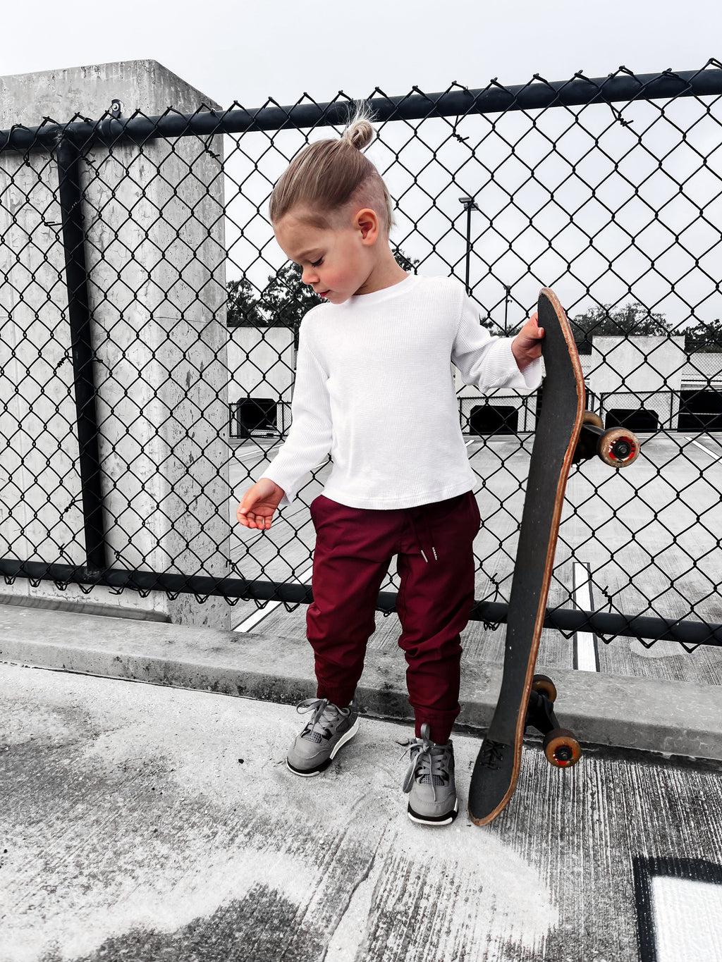 Veteran Slim Fit Jogger — Crimson