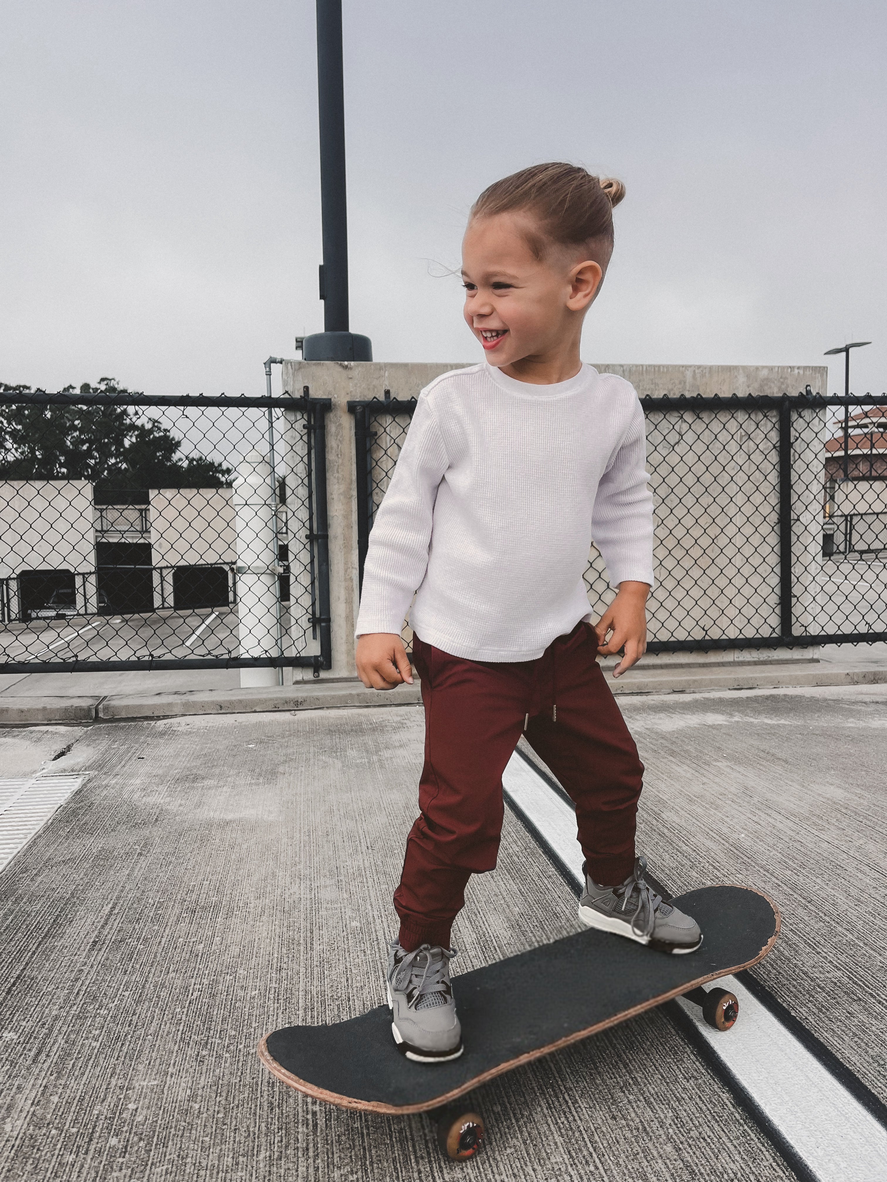 Veteran Slim Fit Jogger — Crimson