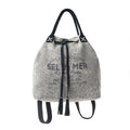 Sel de Mer Bucket Backpack in Aged Grey