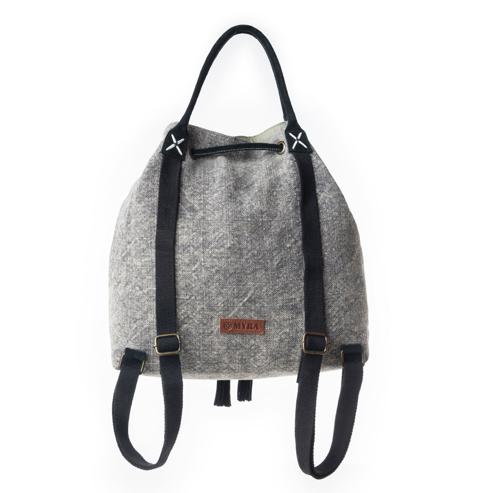 Sel de Mer Bucket Backpack in Aged Grey