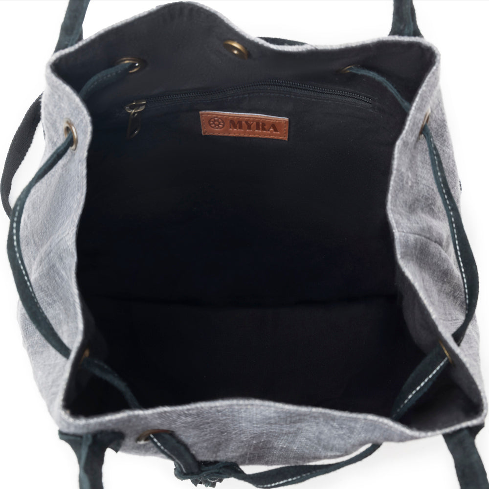 Sel de Mer Bucket Backpack in Storm Grey