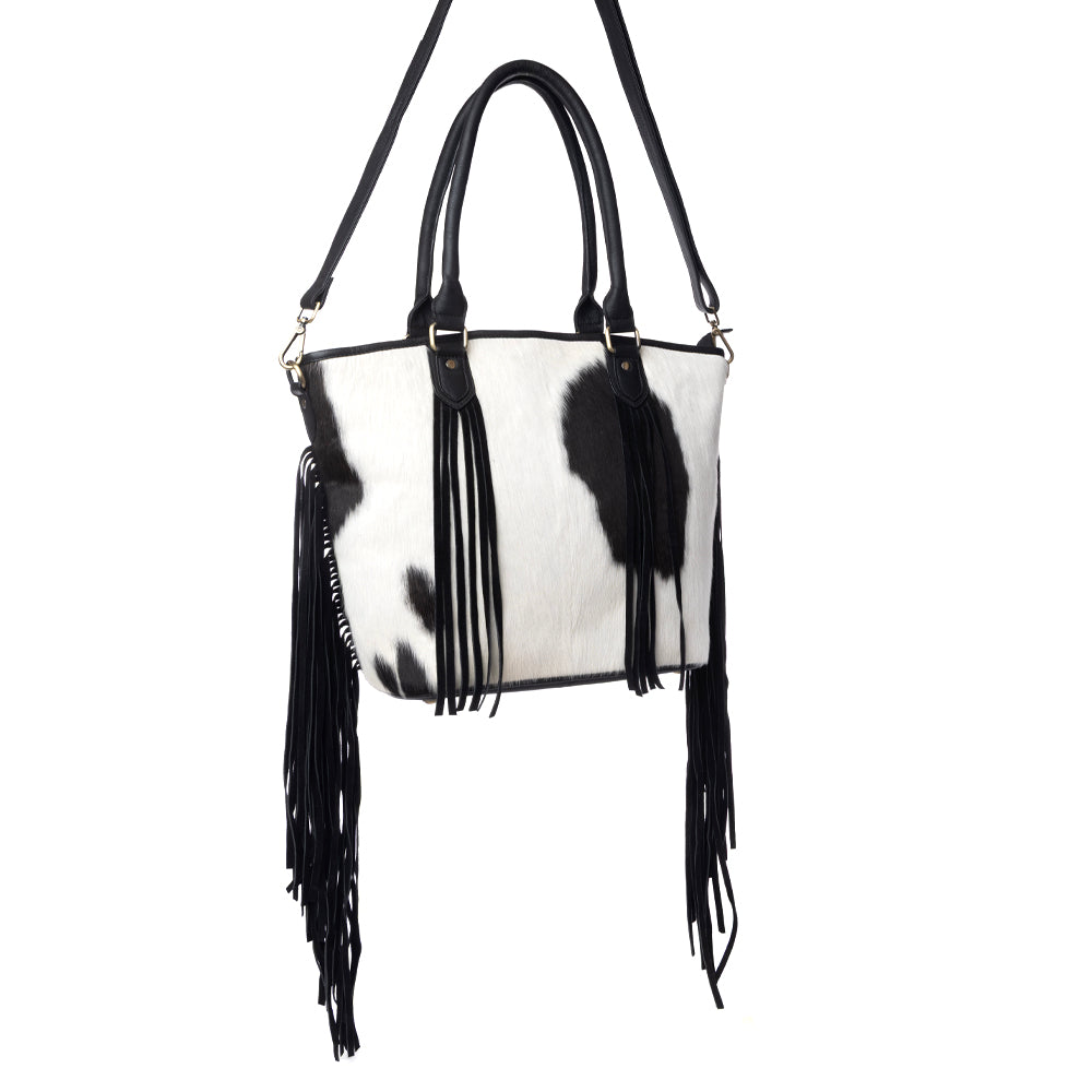 High Plains Fringe Concealed Carry Bag in Ebony Bone