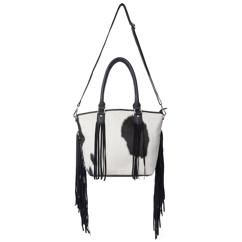 High Plains Fringe Concealed Carry Bag in Ebony Bone