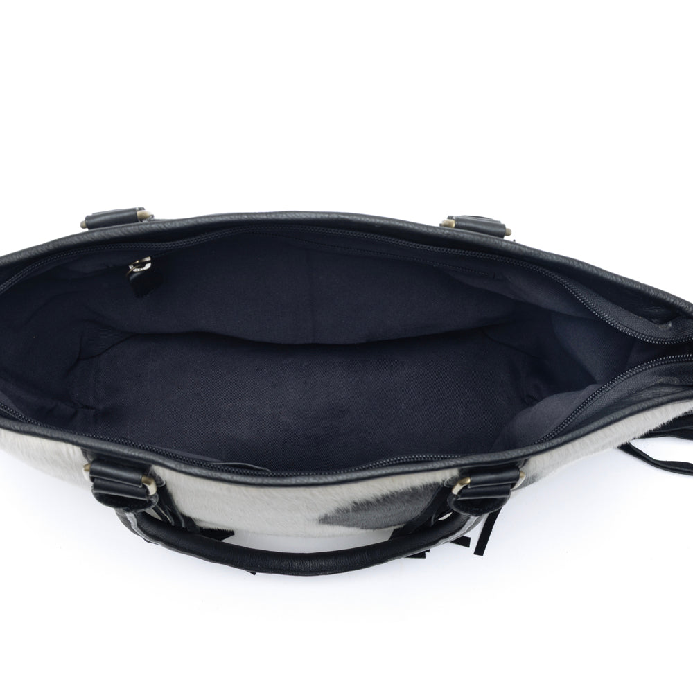High Plains Fringe Concealed Carry Bag in Ebony Bone