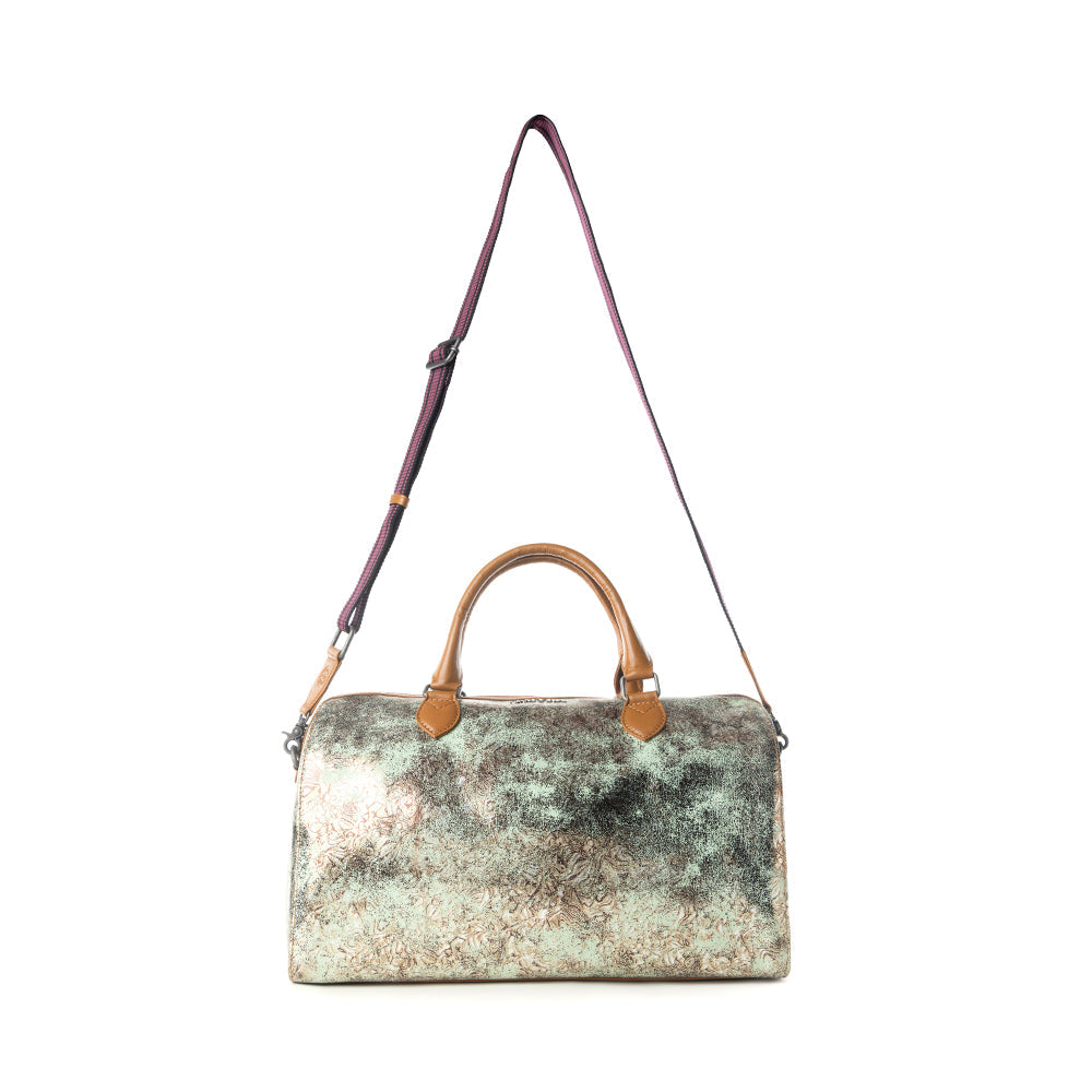 Ranger's Echo Snake Print Leather Duffle Bag