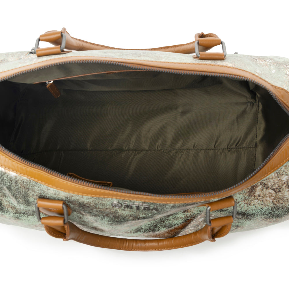 Ranger's Echo Snake Print Leather Duffle Bag