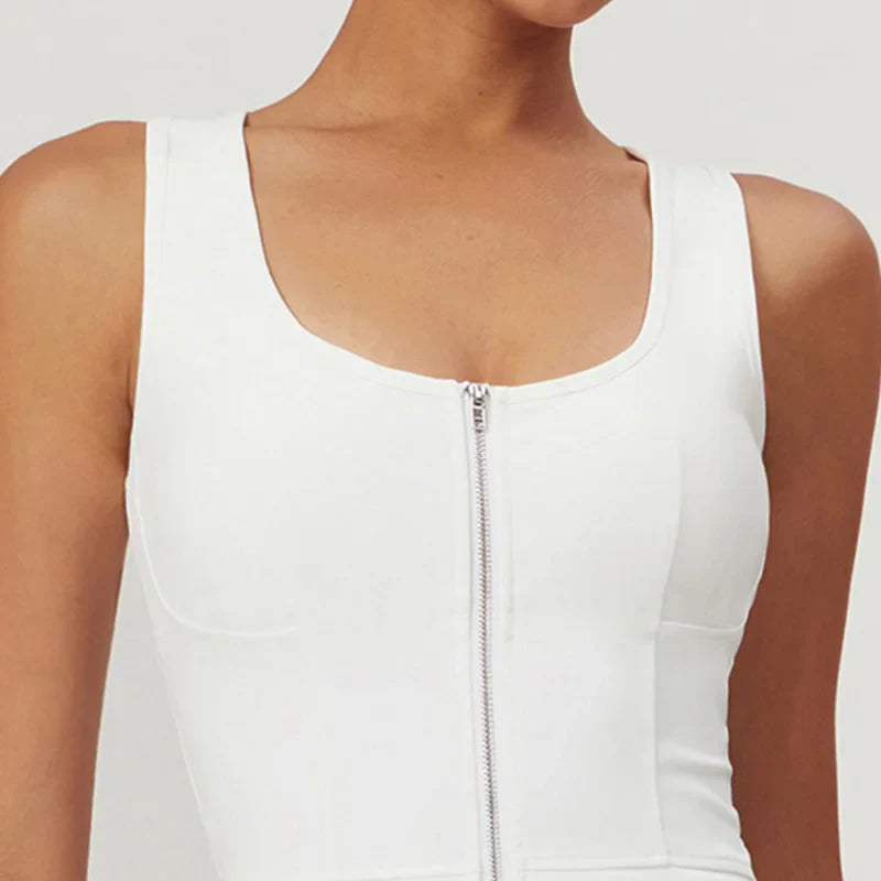 Activewear Tracksuit & Skirt Set — Women’s Knit Nylon