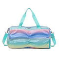 Gym Bag with Shoe Compartment — Women’s Nylon Duffel